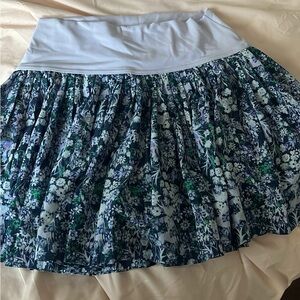 Aerie Floral Designed Tennis Skirt